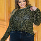 Sass Of It All Animal Print Top