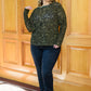 Sass Of It All Animal Print Top