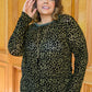Sass Of It All Animal Print Top