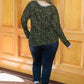 Sass Of It All Animal Print Top