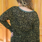Sass Of It All Animal Print Top