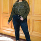Sass Of It All Animal Print Top