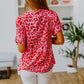 Sassy & Sophisticated Animal Print Blouse