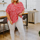 Sassy & Sophisticated Animal Print Blouse