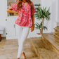 Sassy & Sophisticated Animal Print Blouse