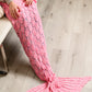 Seaside Magic Chenille Mermaid Tail In Pink