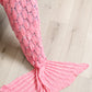 Seaside Magic Chenille Mermaid Tail In Pink