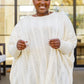 Seeing Patterns Loose Fit Knit Sweater In Cream