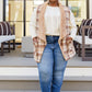 Seeing Patterns Loose Fit Knit Sweater In Cream