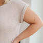 Selfishly Mine T-Shirt in Taupe