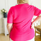 Sentimental Feelings Square Neck Top in Fuchsia