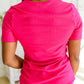 Sentimental Feelings Square Neck Top in Fuchsia