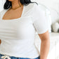 Sentimental Feelings Square Neck Top
