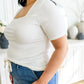 Sentimental Feelings Square Neck Top
