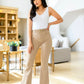 Judy Blue High Rise Tummy Control Flares in Khaki