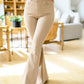 Judy Blue High Rise Tummy Control Flares in Khaki