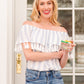 Set Yourself Free Striped Top