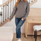 Settle In Mock Neck Sweatshirt