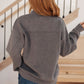 Settle In Mock Neck Sweatshirt