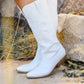 Shania Cowgirl Boots In White