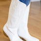 Shania Cowgirl Boots In White