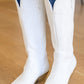 Shania Cowgirl Boots In White