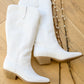 Shania Cowgirl Boots In White