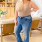VERVET Sharon Mid Rise Flares