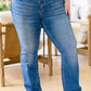VERVET Sharon Mid Rise Flares
