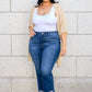 Sharpay Bootcut Stepped Hem Jeans