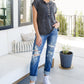 She's Alright Mineral Wash Sleeveless Henley