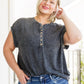 She's Alright Mineral Wash Sleeveless Henley