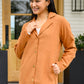 She's On Point Collared Coat In Rust