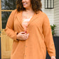 She's On Point Collared Coat In Rust