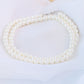 She's So Audrey Sterling Silver & Faux Pearl Necklace