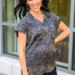 She's Unapologetic Animal Print Button Down