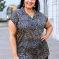 She's Unapologetic Animal Print Button Down