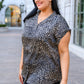 She's Unapologetic Animal Print Button Down