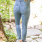 Judy Blue Tummy Control Distressed  Skinny Jeans