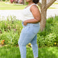 Judy Blue Tummy Control Distressed  Skinny Jeans