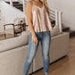Shine Bright Tank in Champagne