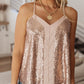 Shine Bright Tank in Champagne