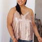 Shine Bright Tank in Champagne