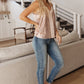 Shine Bright Tank in Champagne