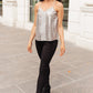 Shine Bright Tank in Silver
