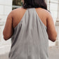 Shine Bright Tank in Silver