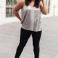 Shine Bright Tank in Silver