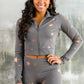 Shine Like A Star Zip Up Workout Jacket