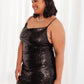 Shining in Sequins Dress in Black
