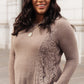 Side Of Art Top In Taupe